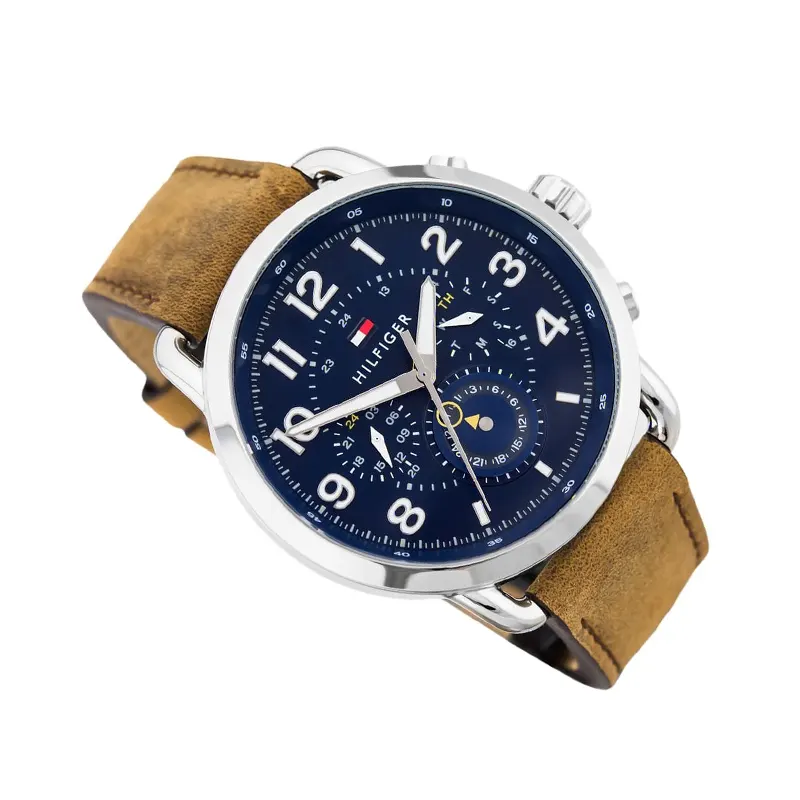 Tommy Hilfiger Briggs Chronograph Leather Men's Watch- 1791424